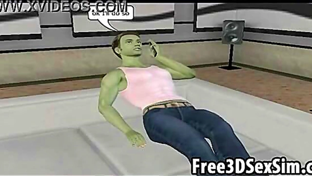 Foxy 3D cartoon devil vixen getting her pussy licked