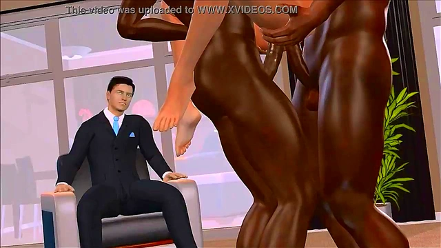 Rich 3D bitch cuckolds her husband from 3DYank