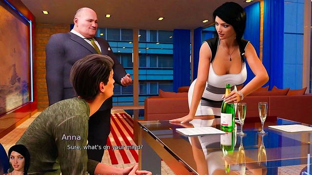 Anna Exciting Affection #10 - Blowjob Jeremy boss - 3d hentai game