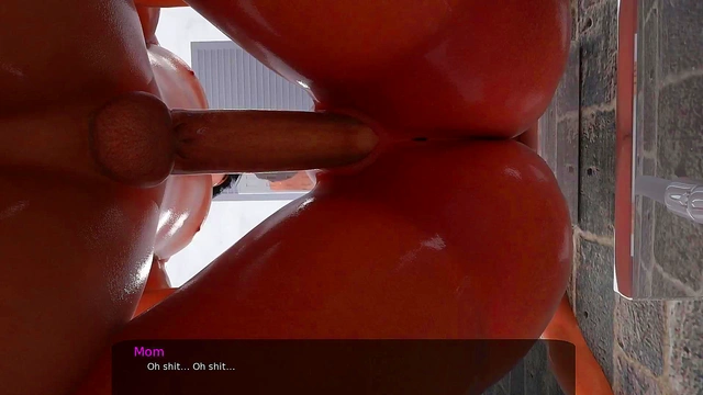 MILFY CITY - Sex scene #17 - Shower with my hot milf - Porn games, Adult games, 3d game