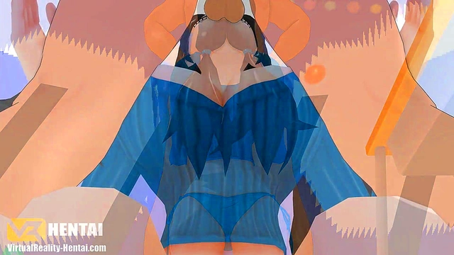 One piece nico robin sucking Dick 3D