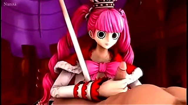 One piece perona handjob 3D