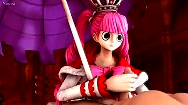 One piece perona handjob 3D