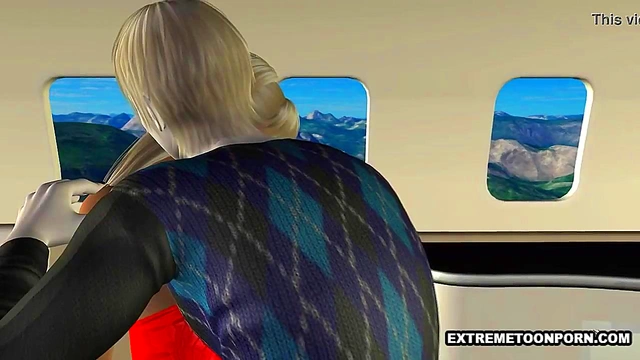 3D Blonde Sucks and Fucks a Horny Vampire Hunk