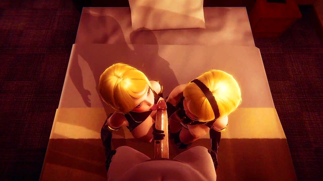Fucked the twins from Nier: Automata l 3D hentai anime