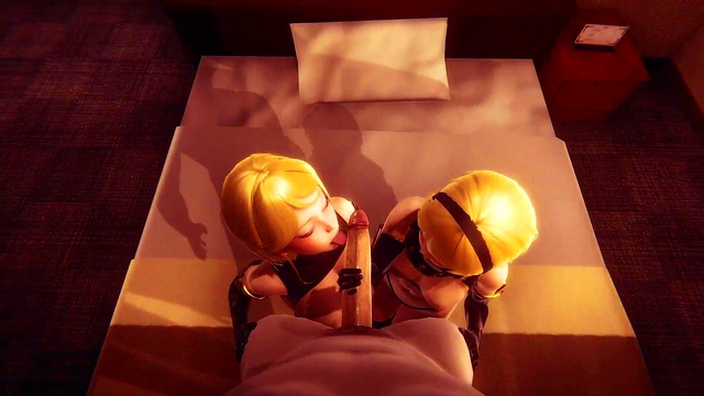 Fucked the twins from Nier: Automata l 3D hentai anime