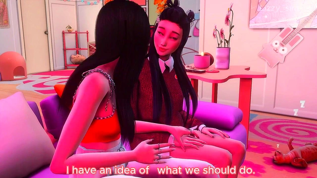 Pussy eat out the first time - sims 4 - 3D animation