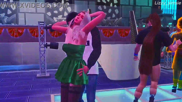 Horny StepSister get fucked by StepBrother and a stranger - sims 4 - 3D animation