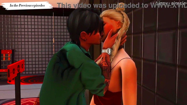 Horny StepSister get fucked by StepBrother and a stranger - sims 4 - 3D animation