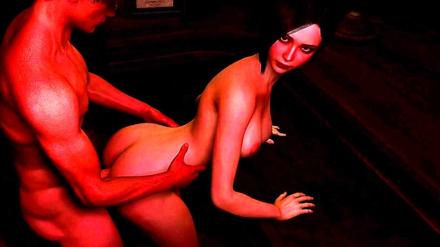 Resident Evil Leon Fucked Ada in the ASS l 3D Animation Uncensored Hentai