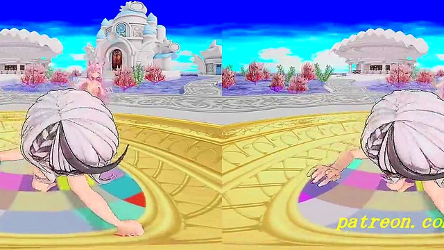 VR180 mmd KoyoriChloe Dance 3d hololive Hentai