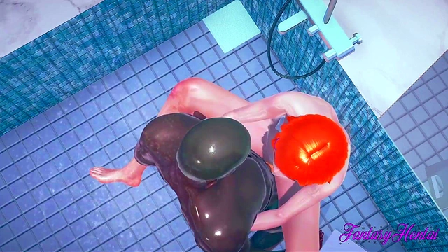 Hentai 3D - Gwen Fucked in a Shower - Anime Manga Porn Sex Video