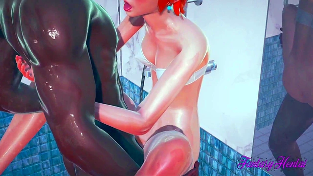 Hentai 3D - Gwen Fucked in a Shower - Anime Manga Porn Sex Video