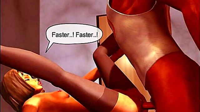 3D Comic: School 2001