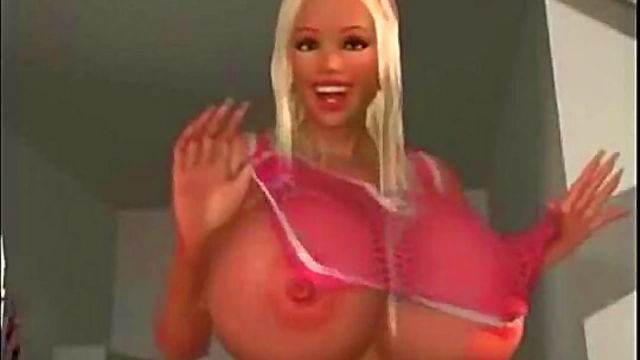 Sexiest 3D Blonde Ever!