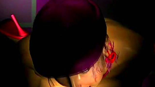 3D Busty Pin Up Blowjob!