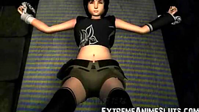 3D Ogre on Tied Up Girl 18+!