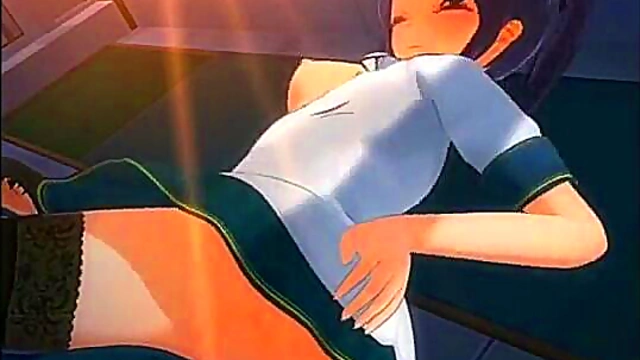 3D Creampied Three Times!