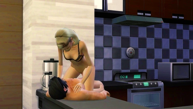 Fucking My Girl 18+friend in their Kitchen - 3D Hentai