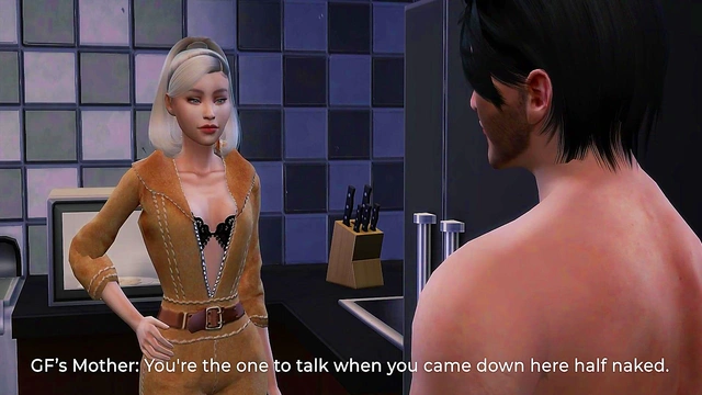 Fucking My Girl 18+friend in their Kitchen - 3D Hentai