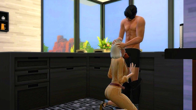 Fucking My Girl 18+friend in their Kitchen - 3D Hentai