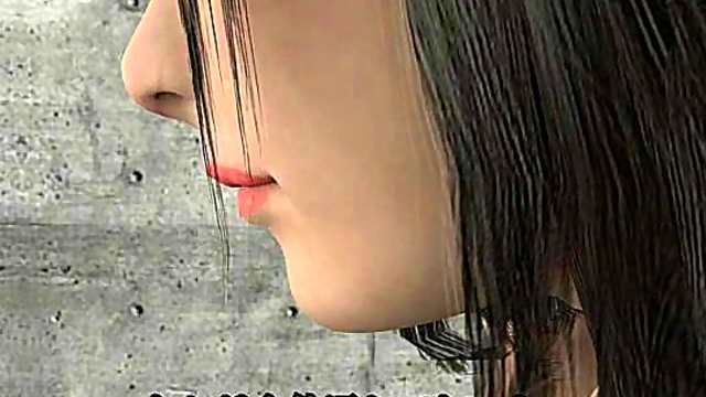 Tied up 3d hottie fingerd to orgasm