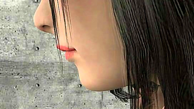 Tied up 3d hottie fingerd to orgasm