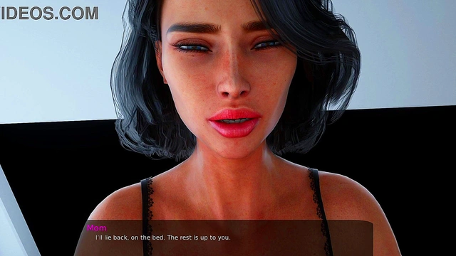 MILFY CITY - Sex scene #4 - StepMom Boobs Massage - Porn games, Adult games, 3d game