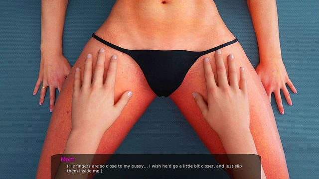 MILFY CITY - Sex scene #4 - StepMom Boobs Massage - Porn games, Adult games, 3d game