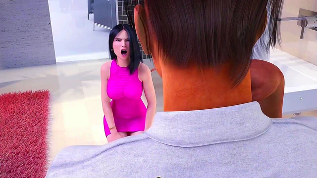 Fashion Business #1 - Monica suck dicks twice in toilet - Porn games, Adult games, 3d game