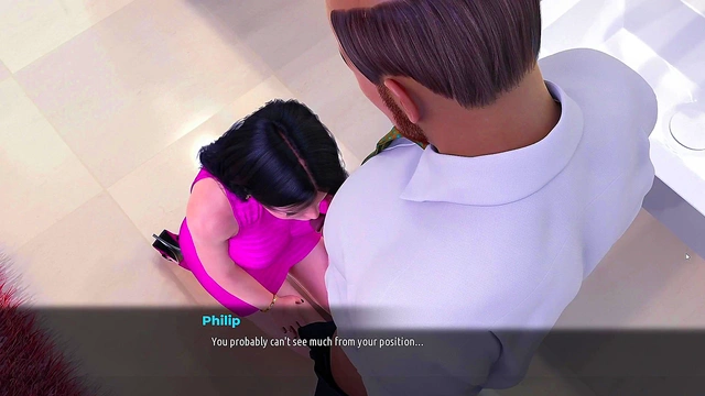 Fashion Business #1 - Monica suck dicks twice in toilet - Porn games, Adult games, 3d game