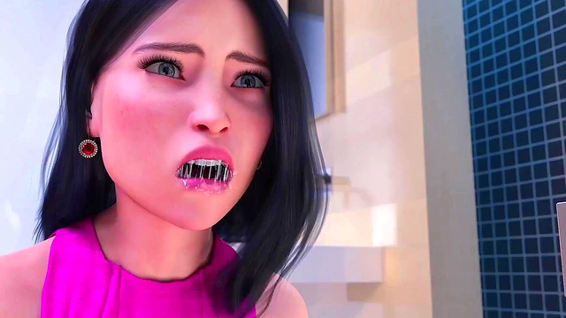 Fashion Business #1 - Monica suck dicks twice in toilet - Porn games, Adult games, 3d game