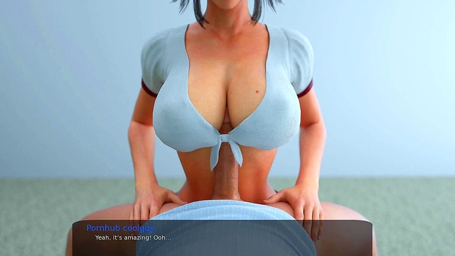 MILFY CITY - Sex scene #8 - Rubbing with my StepSister - Porn games, Adult games, 3d game