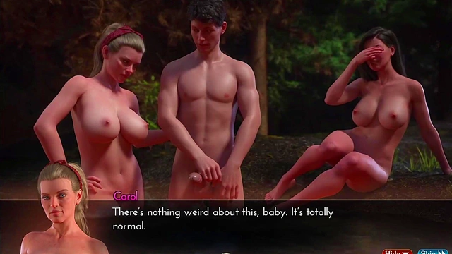 The GeneStepSis Order - Sex Scene #28 - Hot MILF Gets Fuck by the River - 3d Game, 60 FPS, Amateur