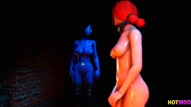 Witcher Porn - Redhead Shemale Triss Merigold fucks Girl 18+ In Pussy/Anal and Cum inside - 3d Futanari