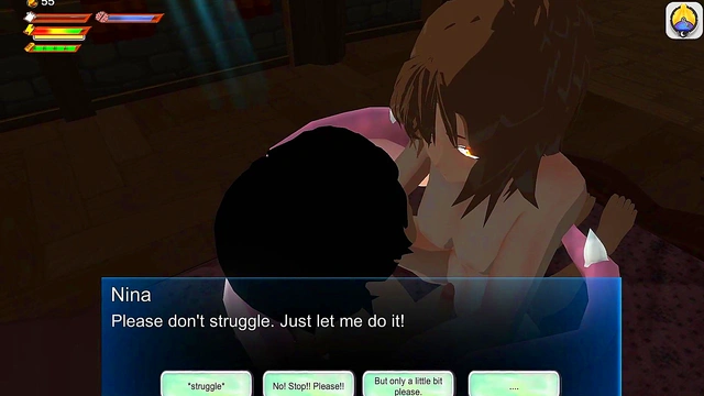 Femdom Succubus uses you as a sperm machine