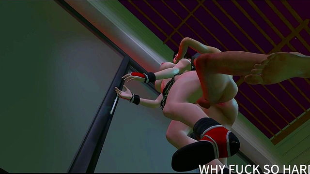 3D cosplay super model cheating with her master