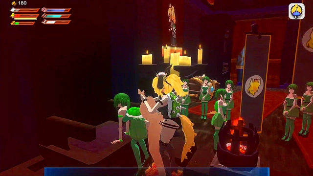 BOWSETTE Koopette Pegging Femdom Strap-on THREESOME