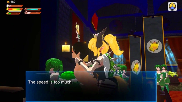 BOWSETTE Koopette Pegging Femdom Strap-on THREESOME