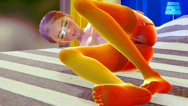 Teen 18+ stocking Solo Masturbation 3D