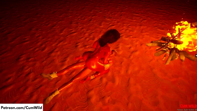 Amazonian Busty Babe Fucks a Man