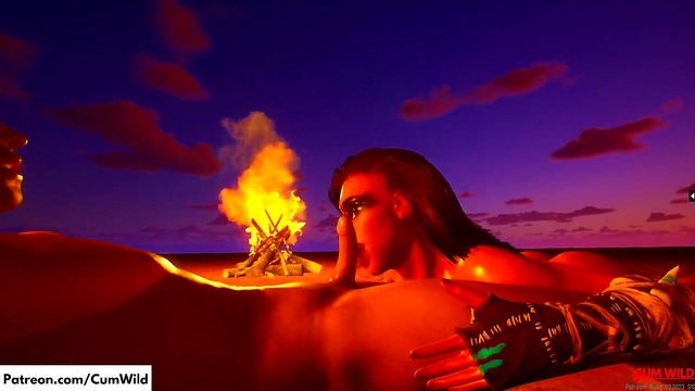 Amazonian Busty Babe Fucks a Man