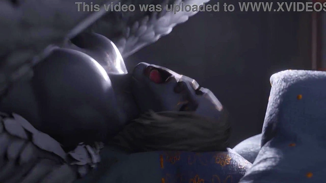 Hot guest with wings fucked a woman properly - 3D Animation futa on female and cumshot on face