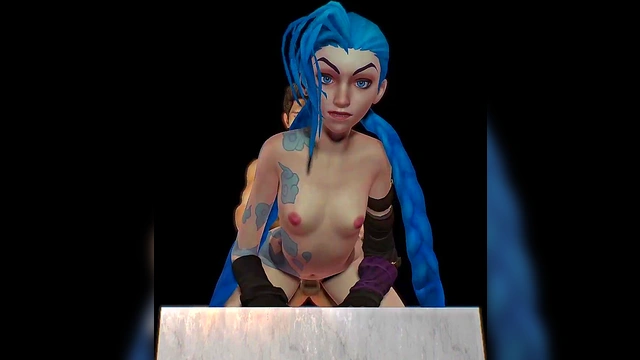 Jinx from Arcane gets Fucked Hard and Sucks Your Cock - League of Legends
