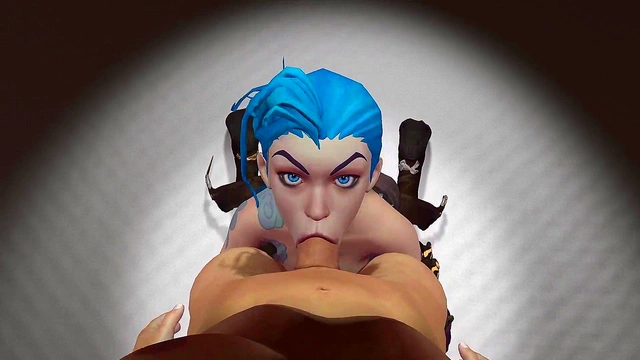 Jinx from Arcane gets Fucked Hard and Sucks Your Cock - League of Legends