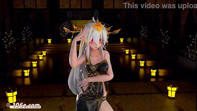 Ancient style animation MMD weak sound pure dance naked dance (3D adult animation)