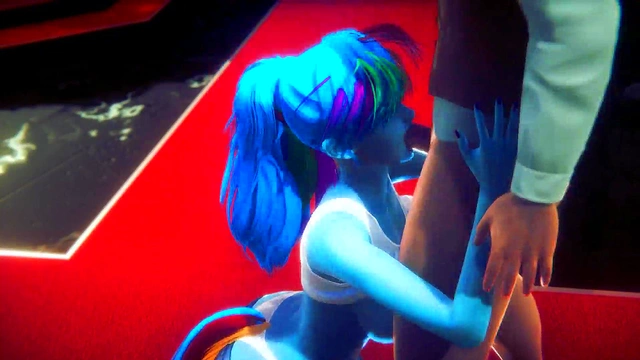 Rainbow Dash blowjob and handjob - 3D Porn