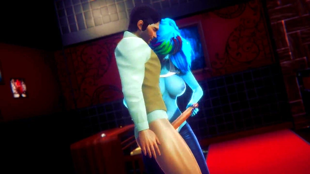 Rainbow Dash blowjob and handjob - 3D Porn