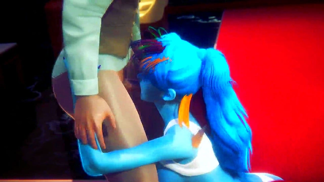 Rainbow Dash blowjob and handjob - 3D Porn