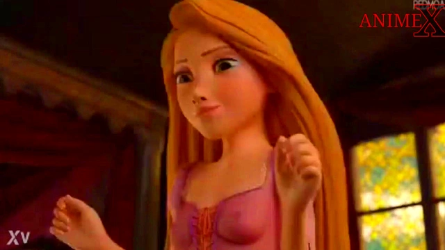 Rapunzel hot 3d animation
